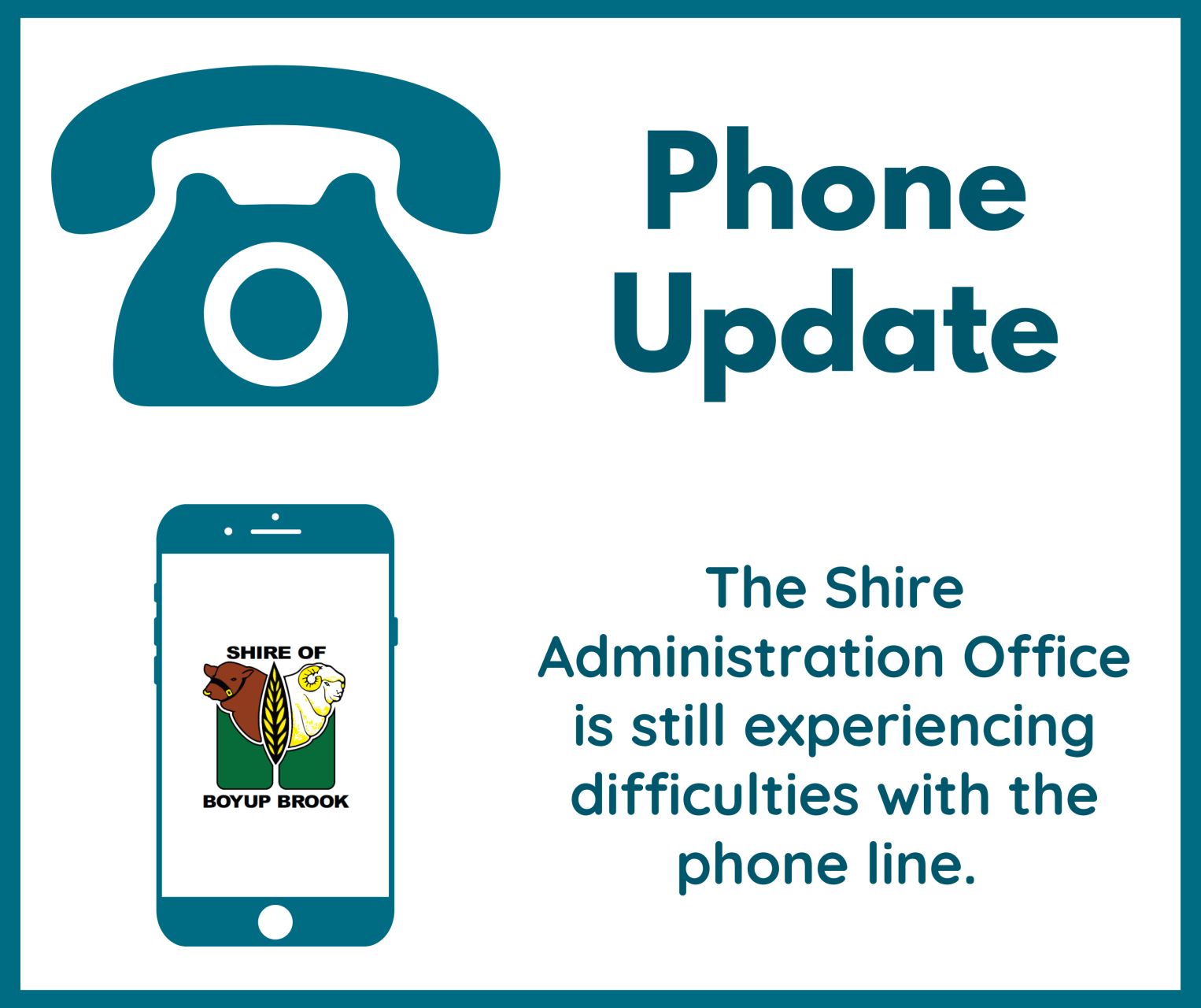 Shire Administration Phone Update